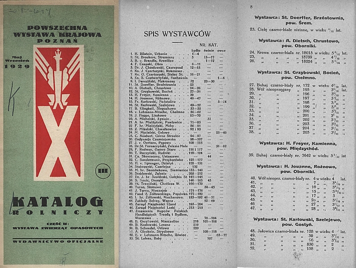 PWK katalog wystawy 1929 r. Stefan Doerffer.