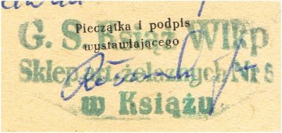 Sklep art. żelaznych GS. Książ 1965 r.