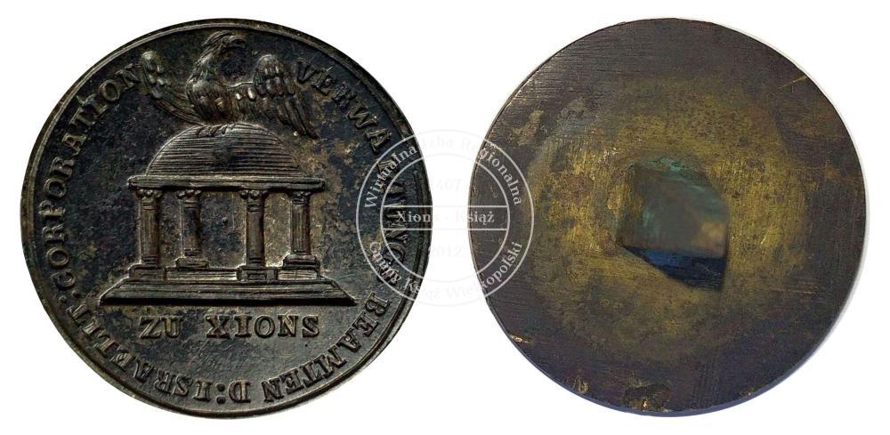 Pieczęć gminy żydowskiej. Książ 1834 r.