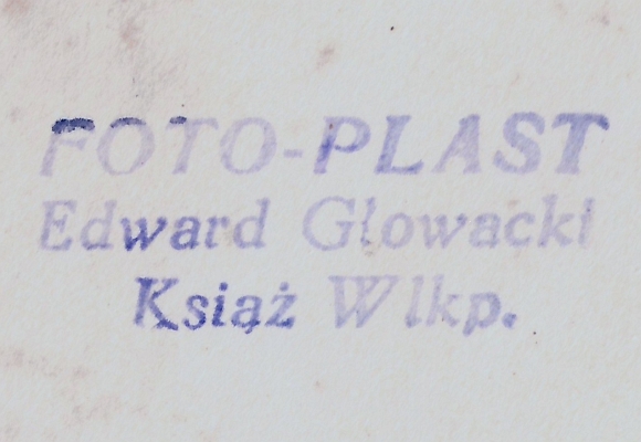 Pieczątka - FOTO - PLAST (Głowacki) 1947 r.