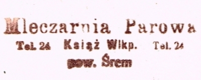 Mleczarnia Książ 1946 r.