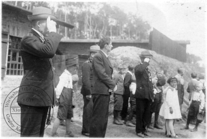 Zawody strzeleckie Bractwa Kurkowego 1. Książ 1932 r.