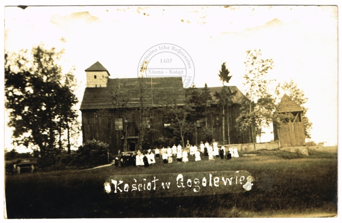 Kościół w Gogolewie. 1927 r.