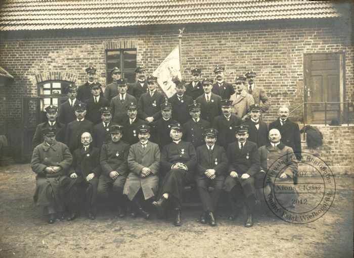 Towarzystwo Powstańców i Wojaków z Chwałkowa Kościelnego. 1925 r.