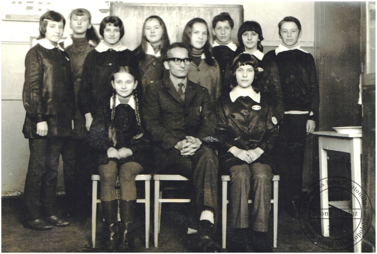 Klasa VII. Szkoła Zaborowo 1973 r.