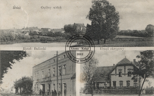 Pocztówka Książ 1905 r.