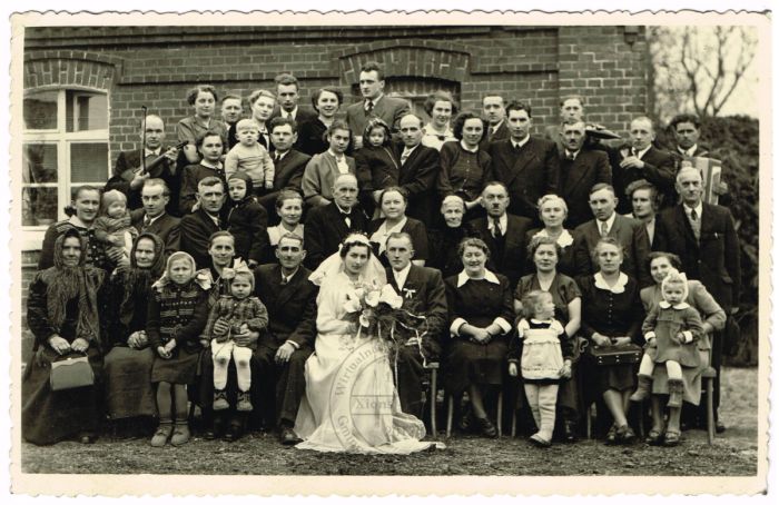 Ślub Władysław Mądry i Gabriela Pawlak. Brzóstownia 1956 r.