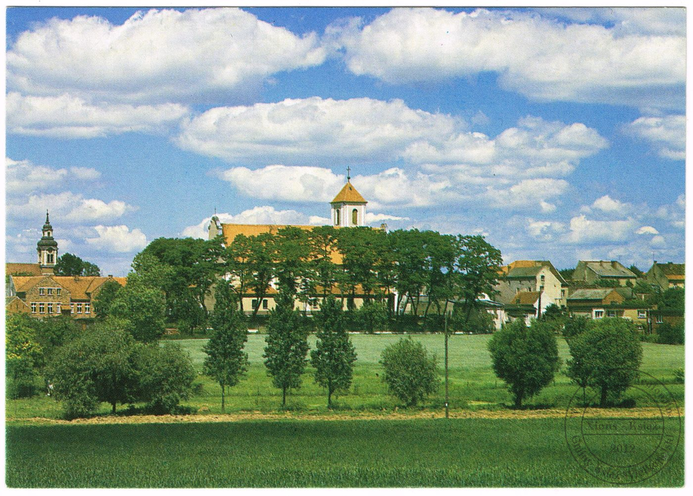 Pocztówka Książ Wielkopolski 1992 r.