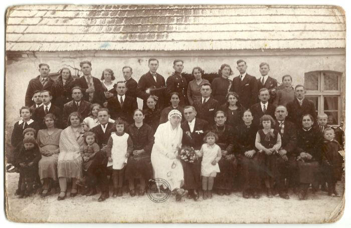 Ślub Franciszek Ruszkiewicz i Apolonia Zimoch. Książ 1936 r.