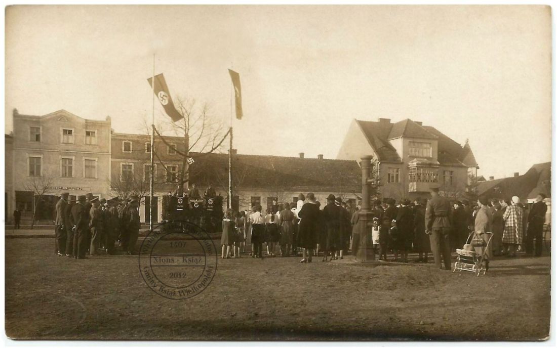 Faszystowska manifestacja w Książu. Tiefenbach 1940 r.