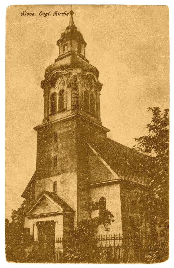 Kościół ewangelicki Książ 1915 r. Xions, Evgl. Kirche