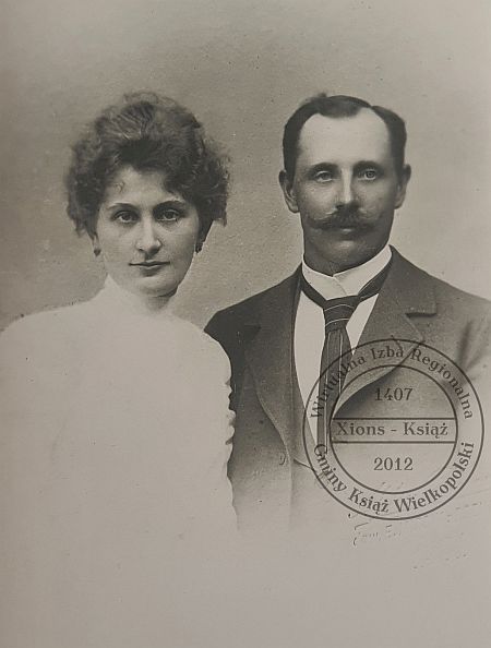 Zofia i Wojciech Dreyzowie, około 1907 r.