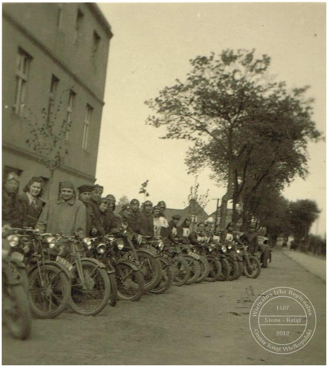 Motocyklowy wyścig terenowy Śrem  - Książ. 1948 r.