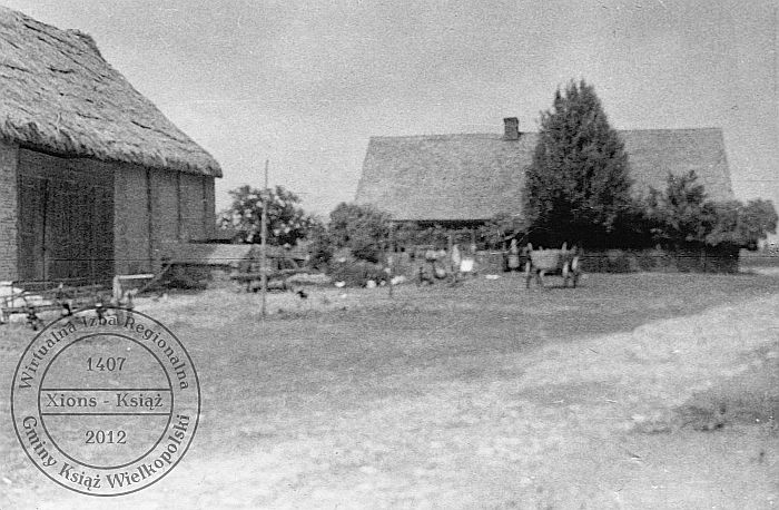 Folwark Halin około 1970 r.