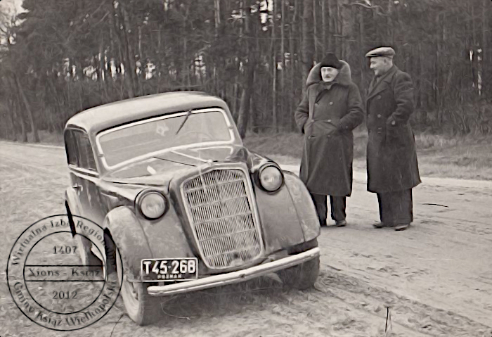 Doktor Maksymilian Krybus i Julian Mathes. Książ, 1950 r.