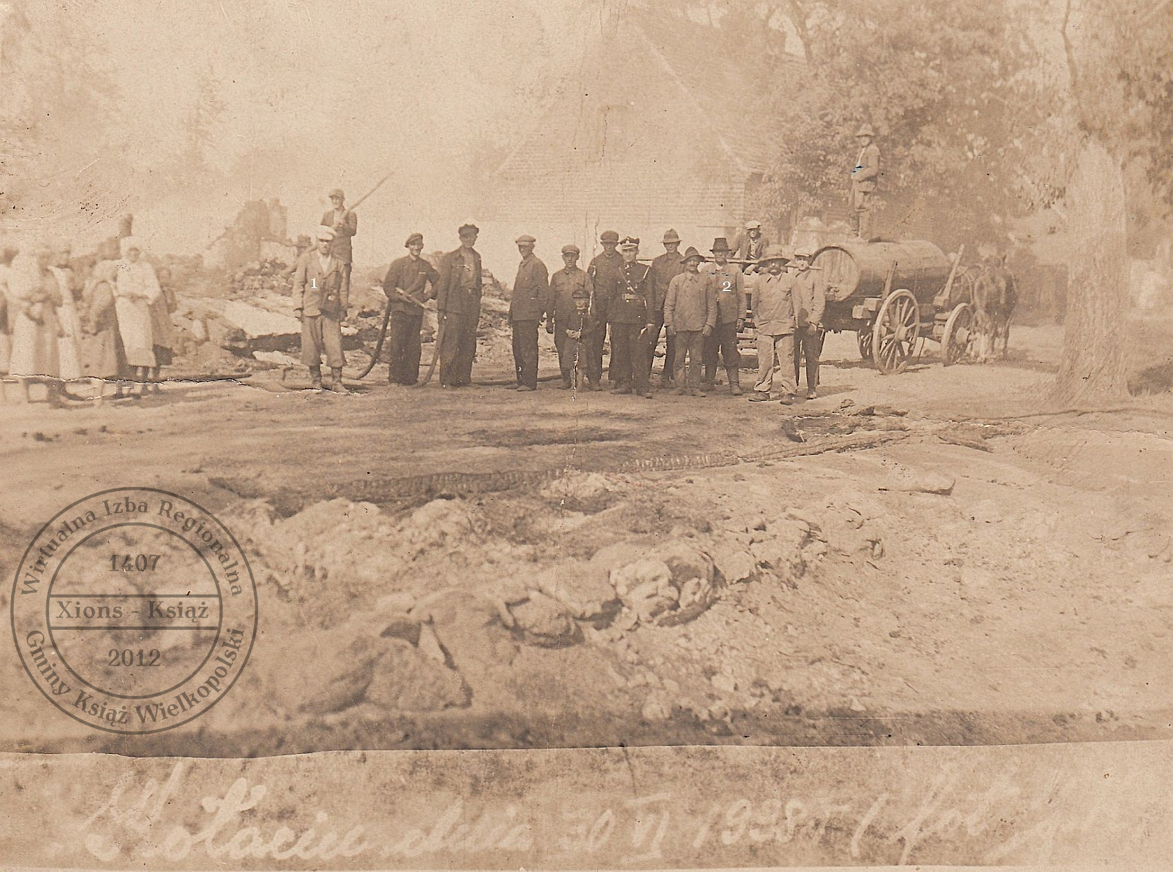 Akcja gaśnicza w Kołacinie, 1938 r.