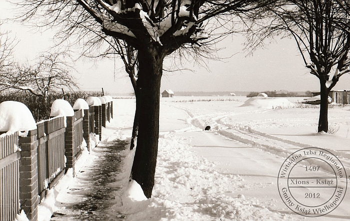 Książ Wielkopolski i Dębniak - zima 1972 r.