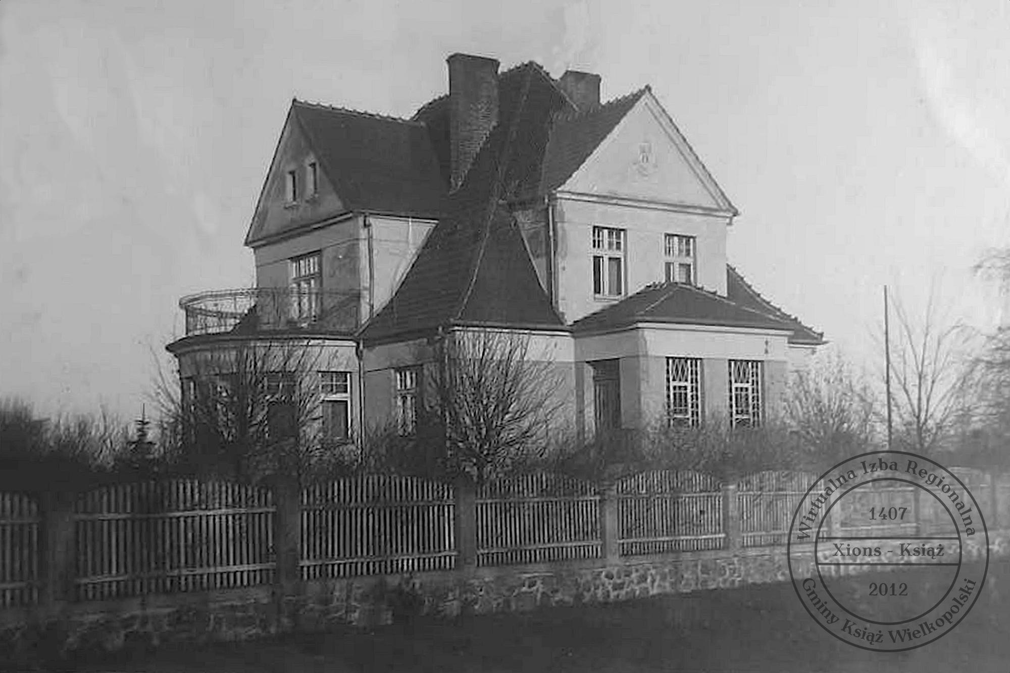 Willa Niedzielskich. Książ, około 1936 r.