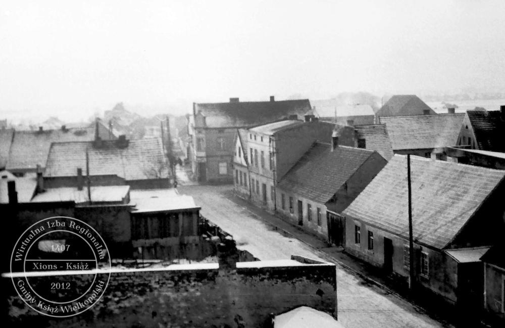 Ul. Stacha Wichury z wieży OSP. Książ 1963 r.