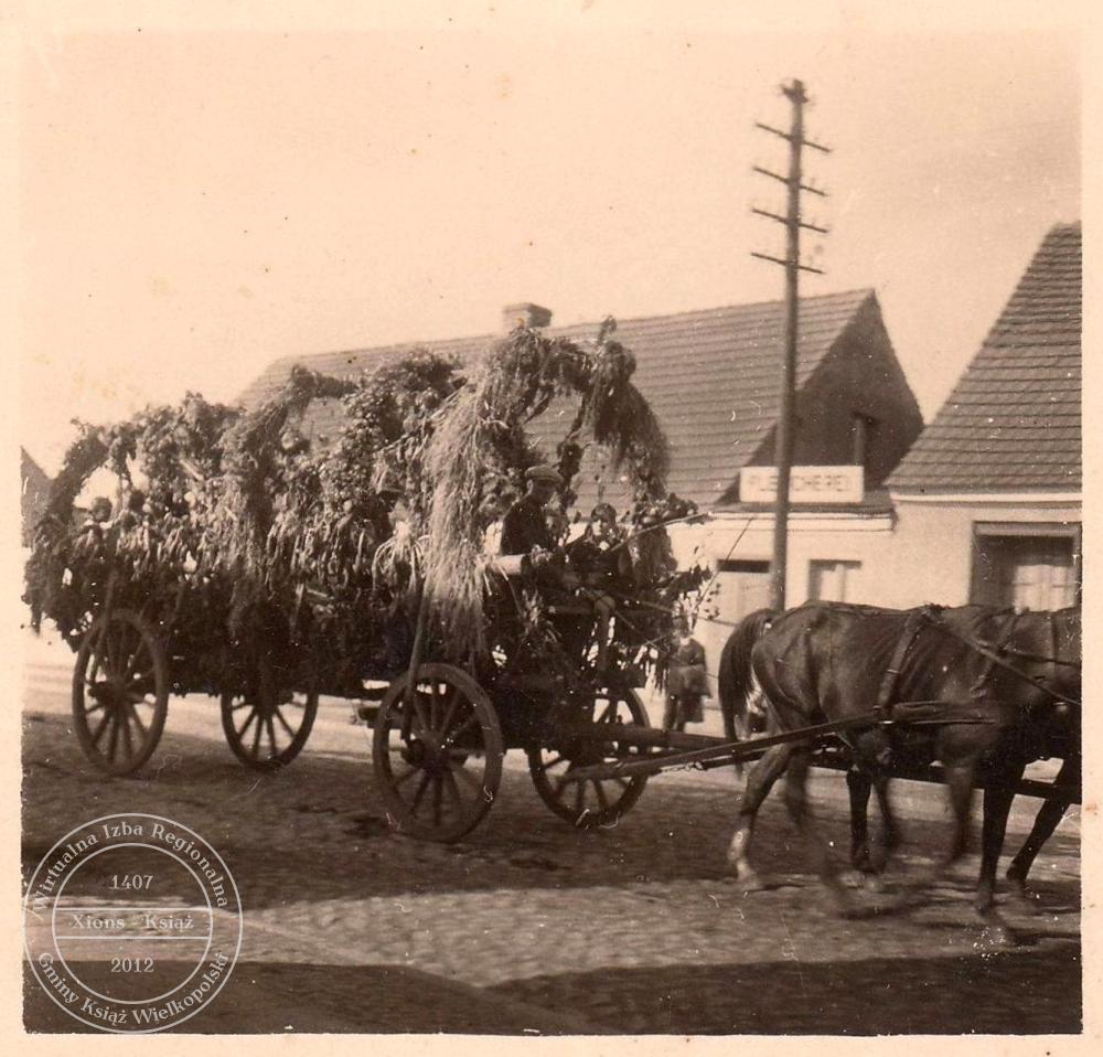 Dożynki niemieckie. Książ 1941 r.