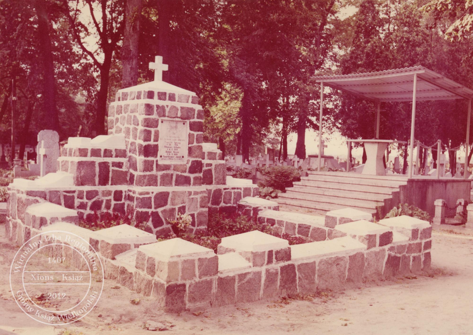 Pomnik Powstańców Wielkopolskich. Książ, 1986 r.