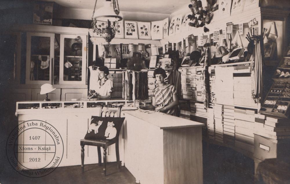 Sklep Felicji Krajewskiej. Książ, 1927 r.