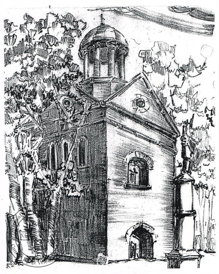 Feliks Worsztynowicz - dzwonnica. Książ 1936 r.