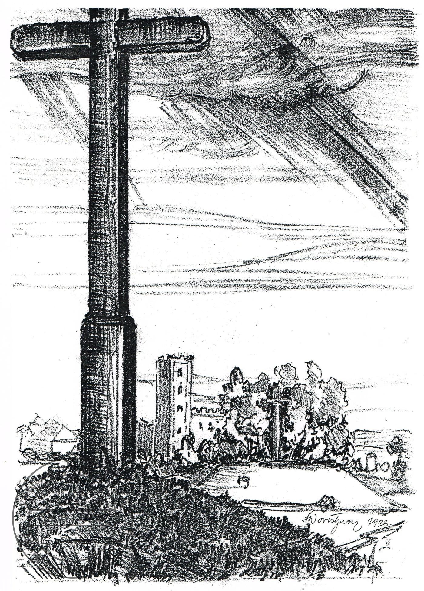 Feliks Worsztynowicz - mogiły 1848 i Książek. Książ 1936 r.