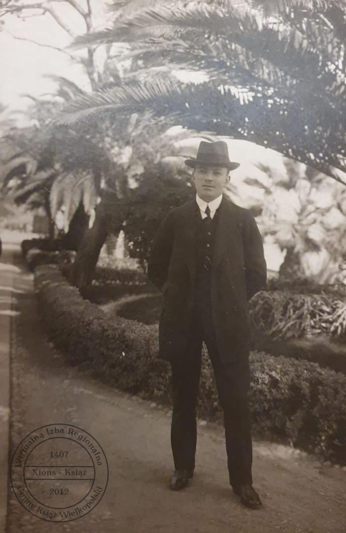 Antoni Świgoń w San Remo, 1915 r.