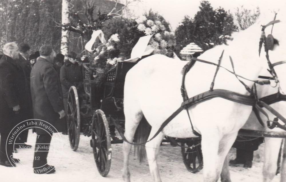 Pogrzeb dr. Maksymiliana Krybusa w dniu 25 stycznia 1970 r.