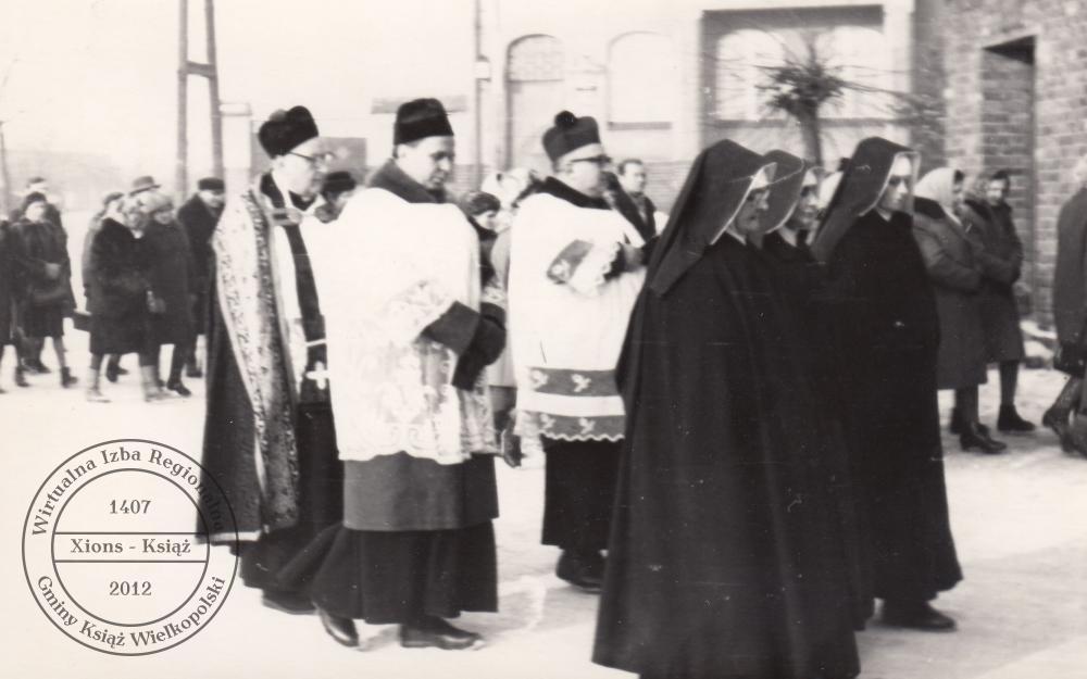 Pogrzeb dr. Maksymiliana Krybusa w dniu 25 stycznia 1970 r.