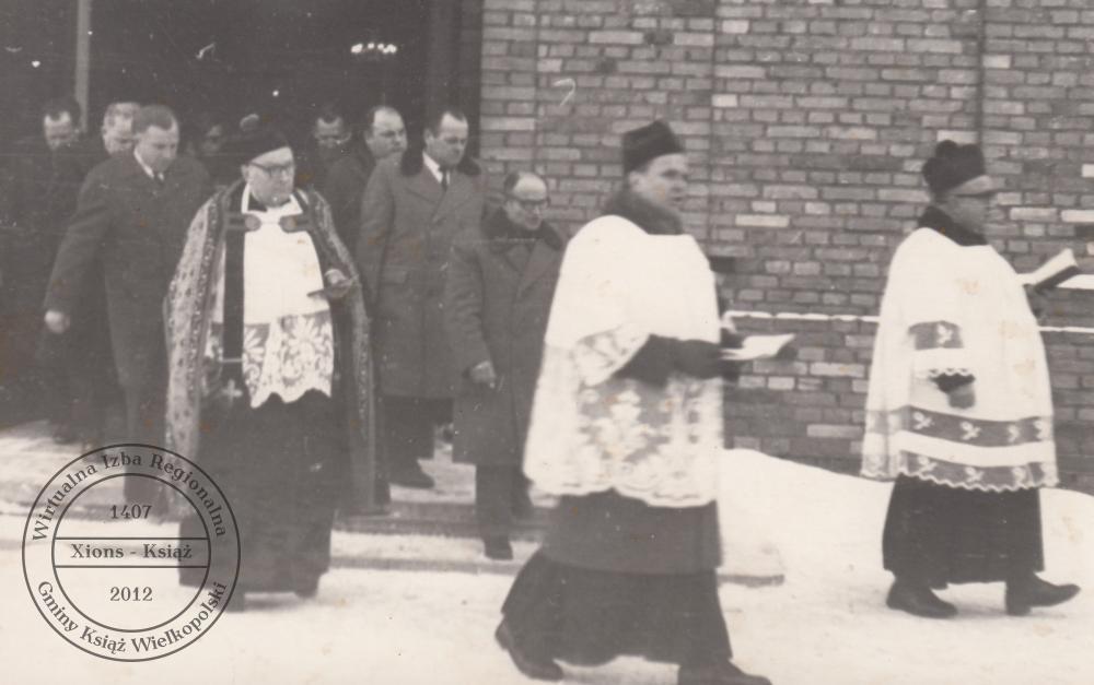 Pogrzeb dr. Maksymiliana Krybusa w dniu 25 stycznia 1970 r.