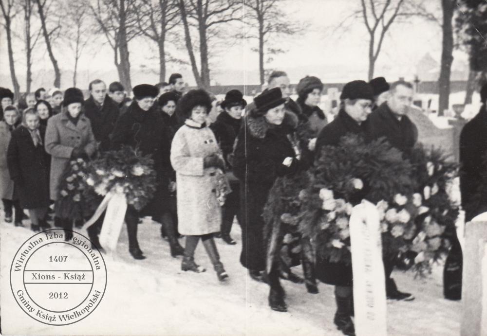 Pogrzeb dr. Maksymiliana Krybusa w dniu 25 stycznia 1970 r.