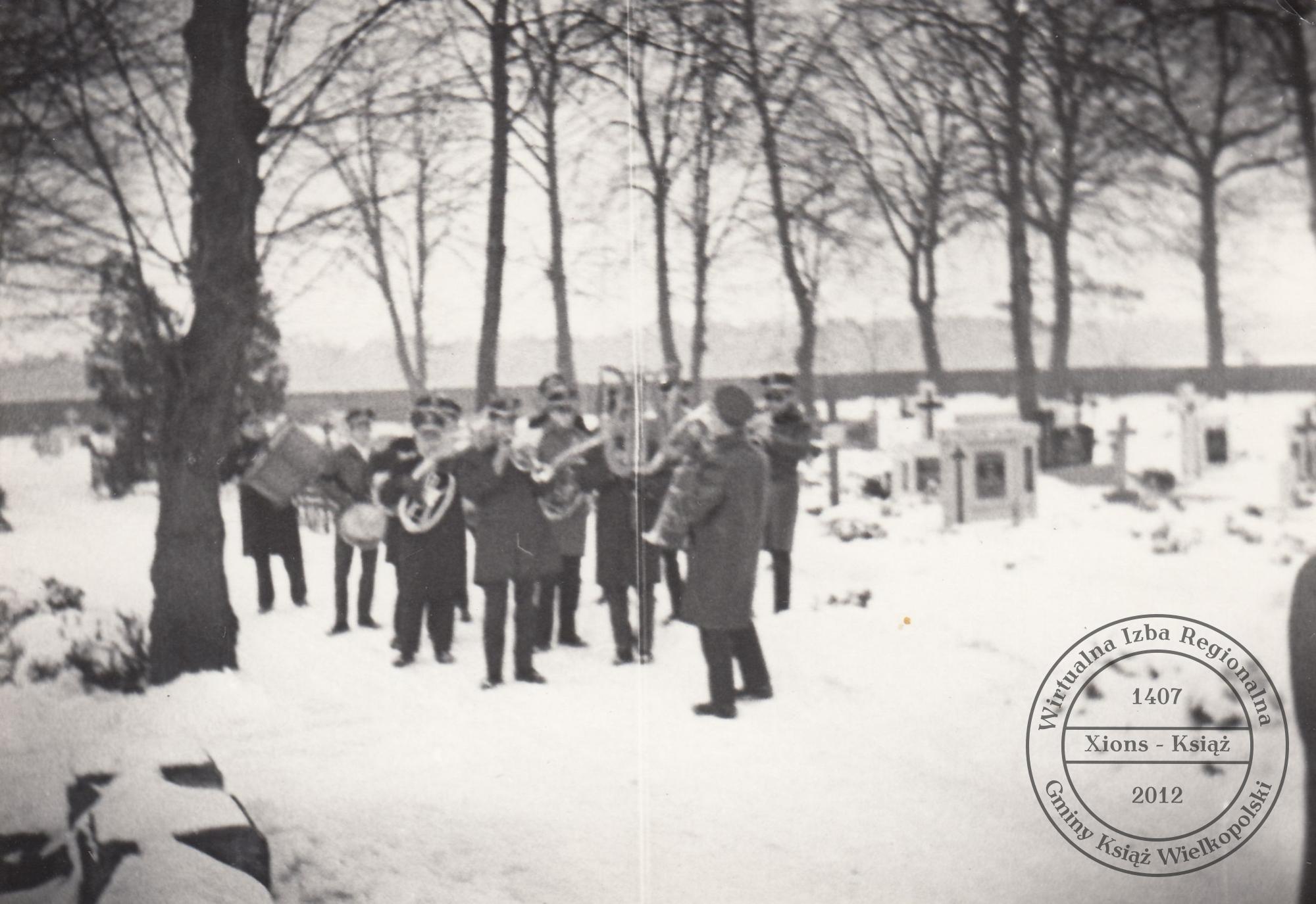 Pogrzeb dr. Maksymiliana Krybusa w dniu 25 stycznia 1970 r.