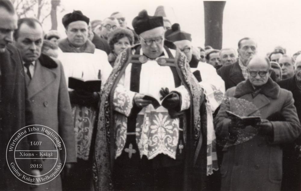 Pogrzeb dr. Maksymiliana Krybusa w dniu 25 stycznia 1970 r.