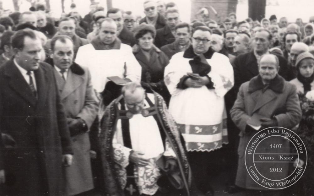 Pogrzeb dr. Maksymiliana Krybusa w dniu 25 stycznia 1970 r.