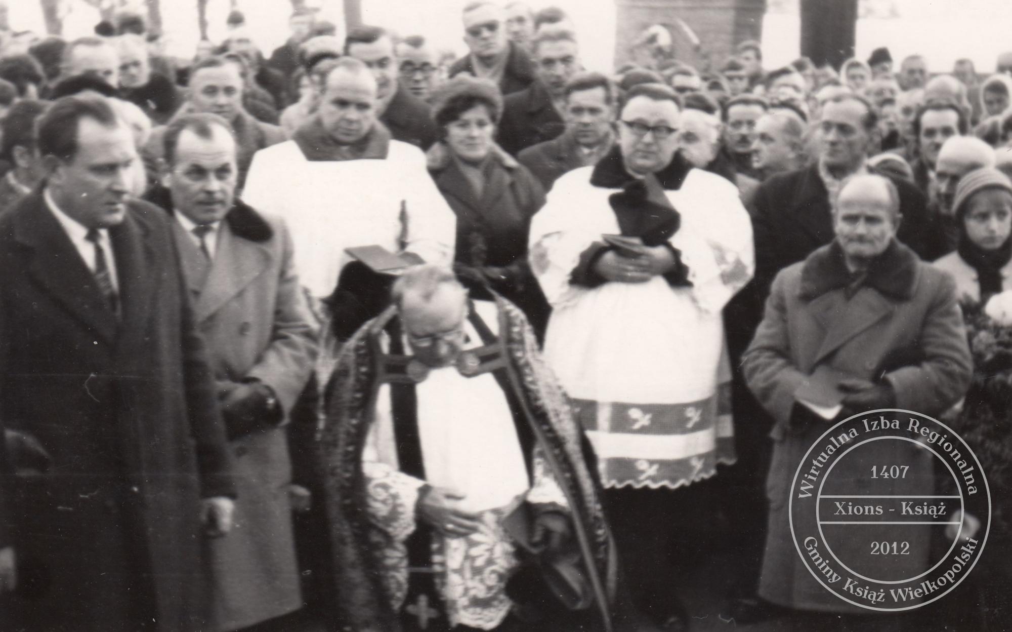 Pogrzeb dr. Maksymiliana Krybusa w dniu 25 stycznia 1970 r.