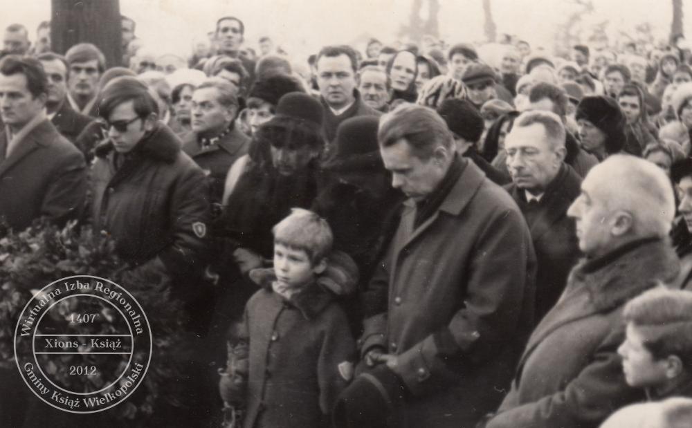 Pogrzeb dr. Maksymiliana Krybusa w dniu 25 stycznia 1970 r.