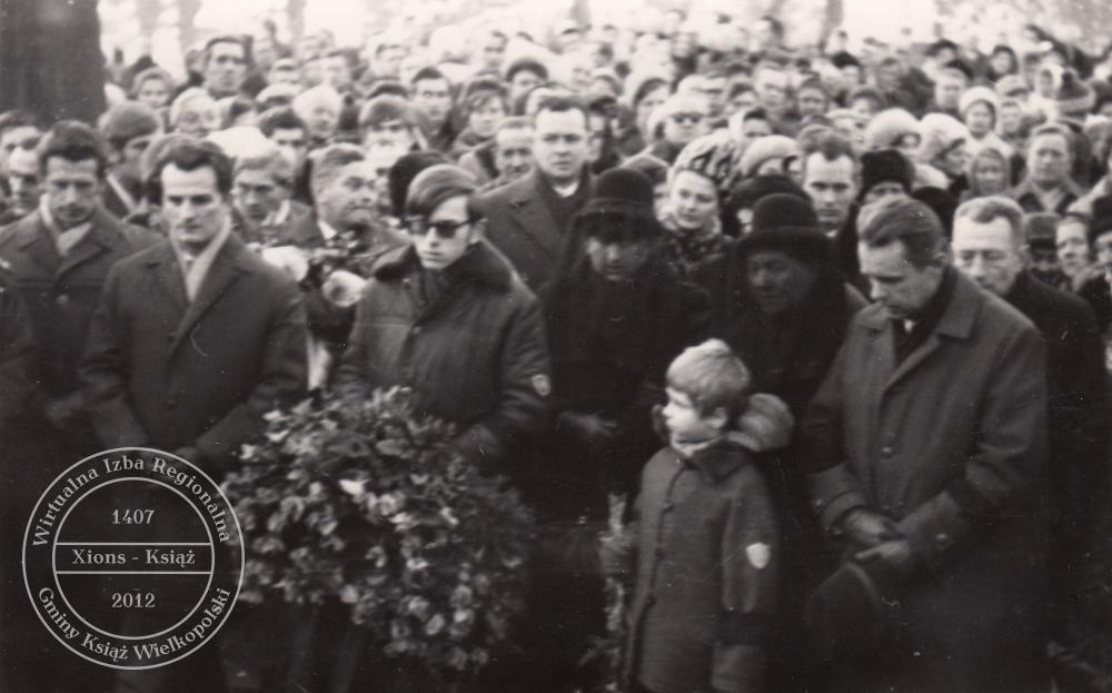 Pogrzeb dr. Maksymiliana Krybusa w dniu 25 stycznia 1970 r.