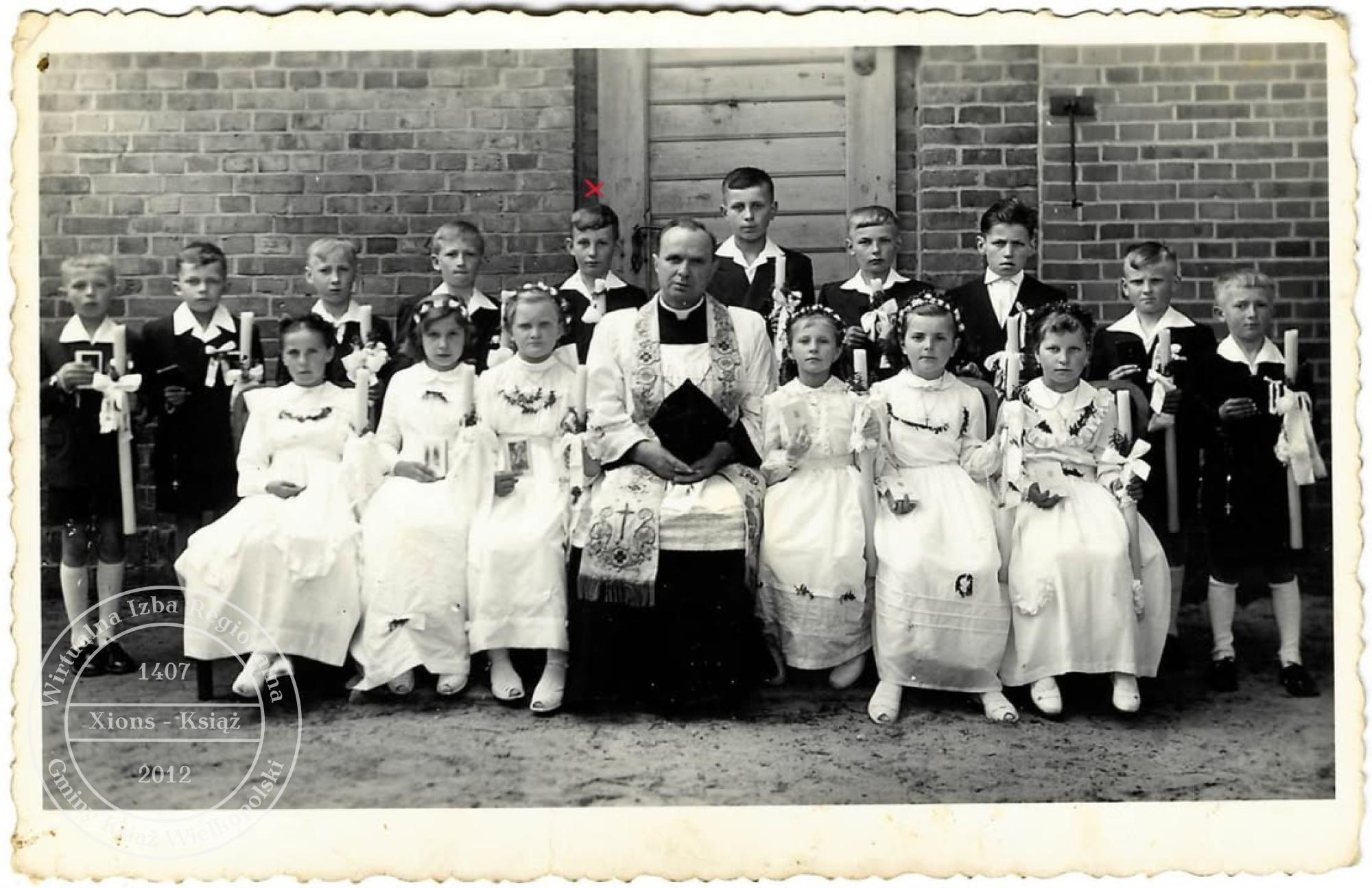 Pierwsza Komunia Święta. Włościejewki 1961 r.