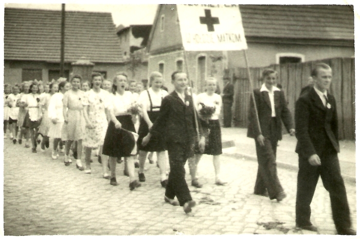 Uroczystość PCK, Książ 1948 r.