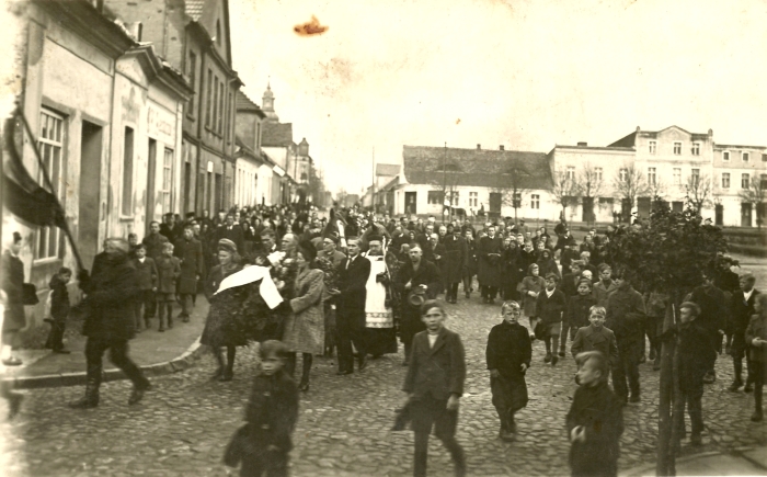 Pogrzeb ks. Władysława Konopczyńskiego, 1946 r.