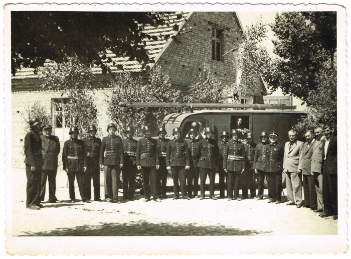 Otwarcie garażu i świetlicy OSP Książ 1955 r.