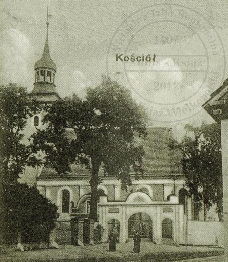 Kościół. Mchy 1912 r.