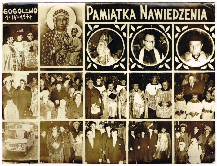 Gogolewo 1977 r. Matka Boża nawiedza parafię.