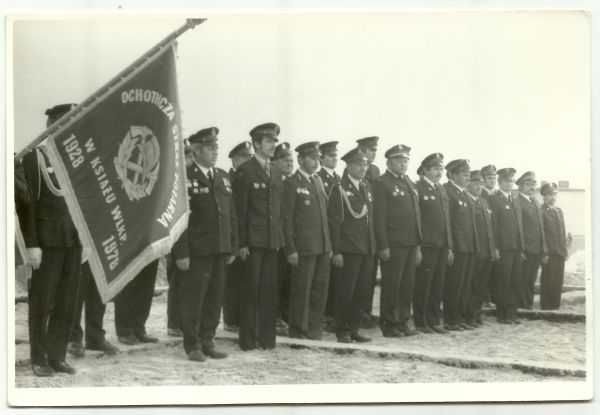 Budowa strażnicy OSP przy ulicy Zakrzewskiej. Książ 1984 r.