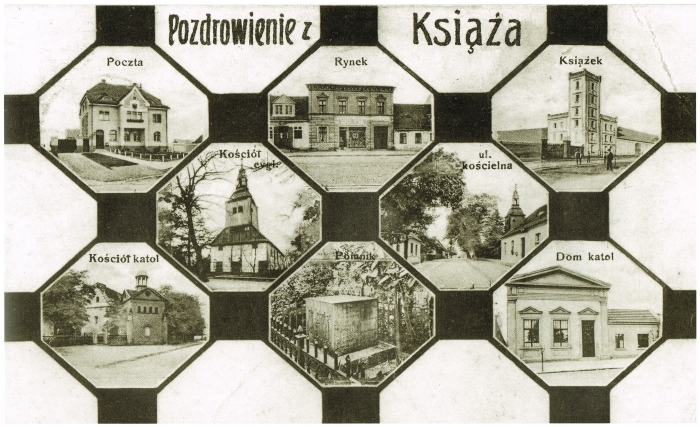 Pocztówka Pozdrowienie z Książa. 1915 r.