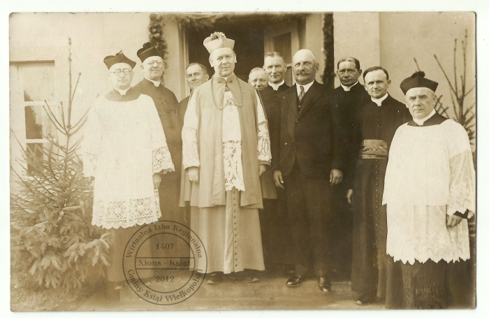 Pamiątka bierzmowania - Chwałkowo Kościelne 1933 r.