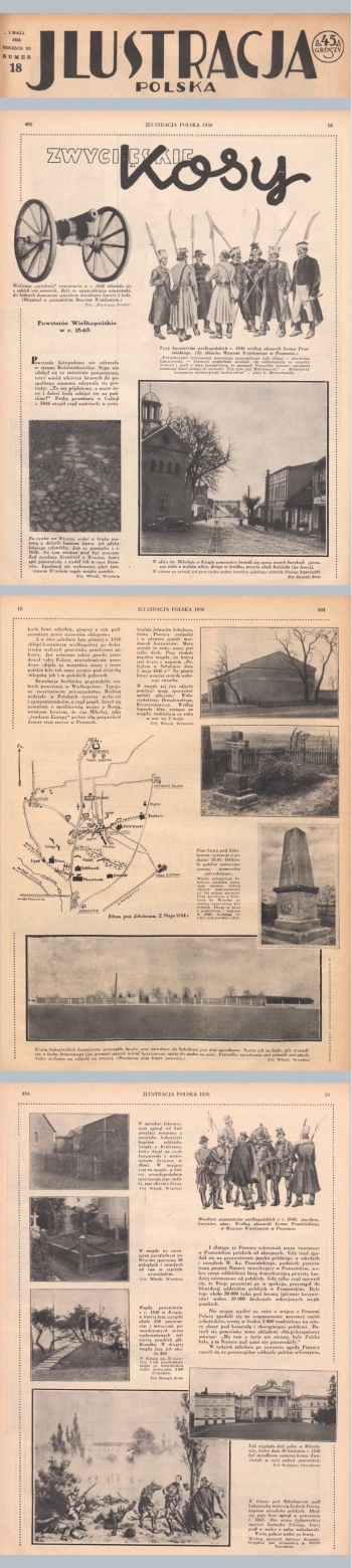 Zwycięskie Kosy. Ilustracja Polska 1 maja 1938 r.